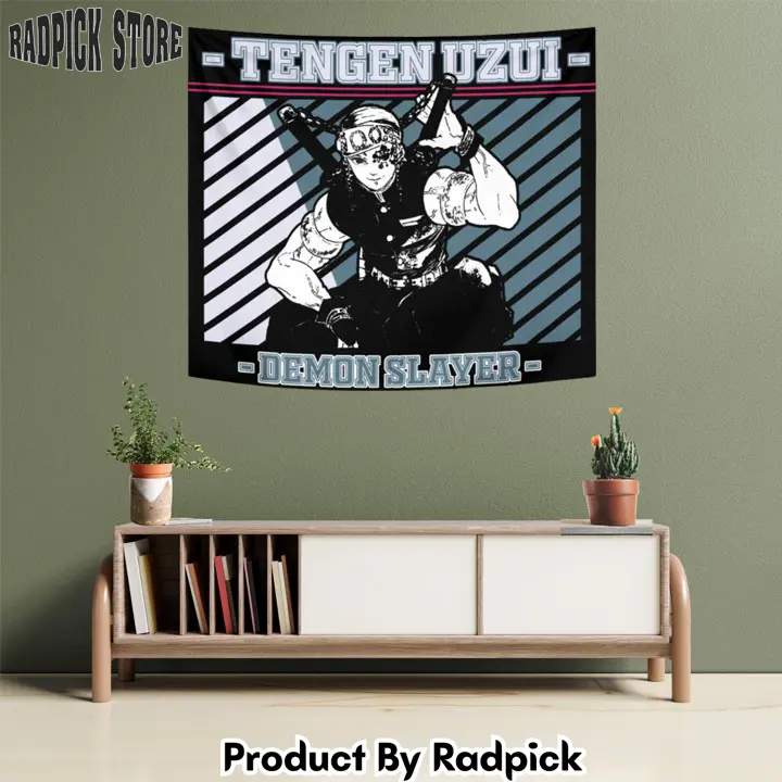 Tengen uzui tapestry custom anime home decor  rp5946085